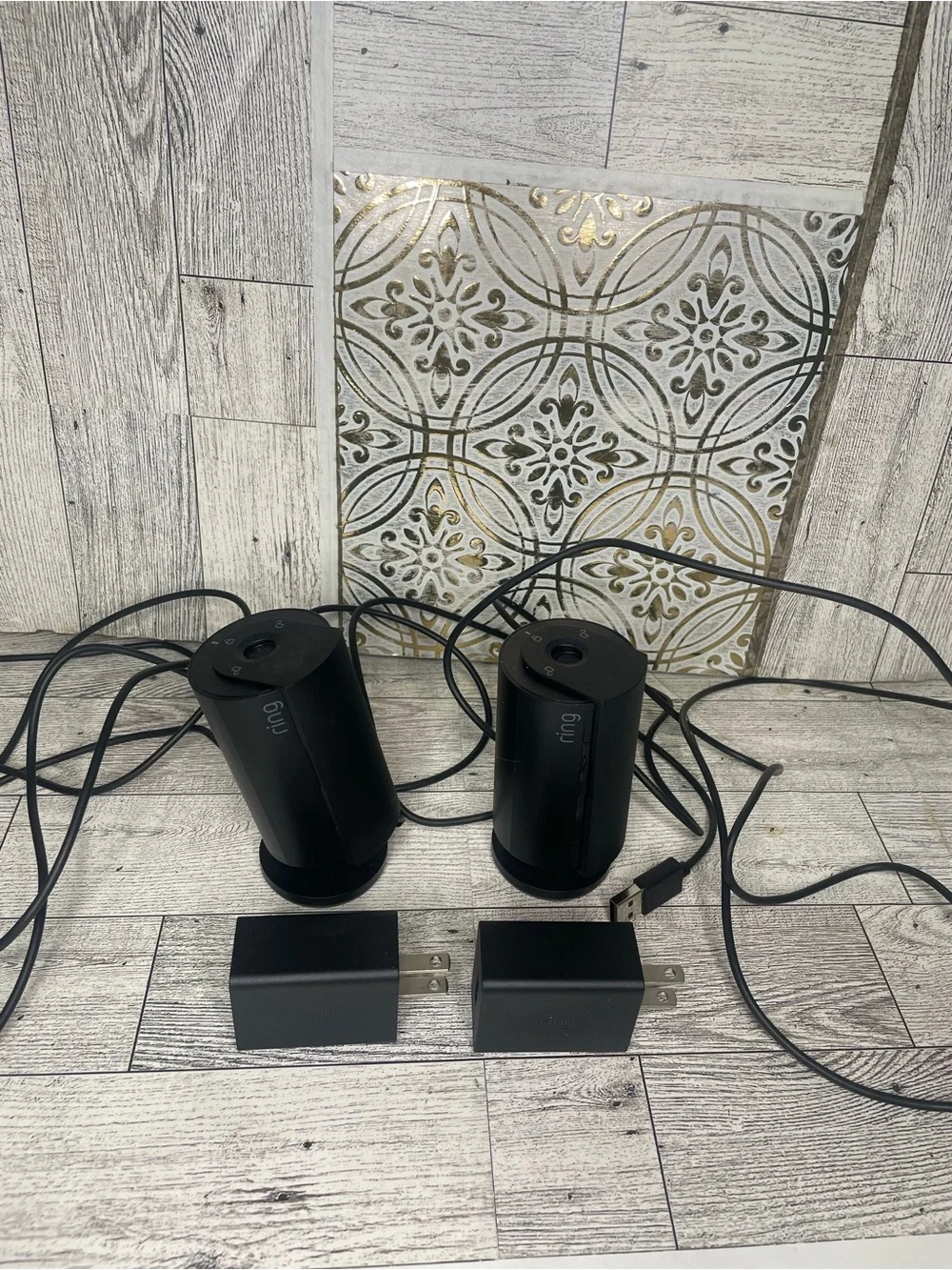 Ring indoor cam(2nd gen)black wired plug in